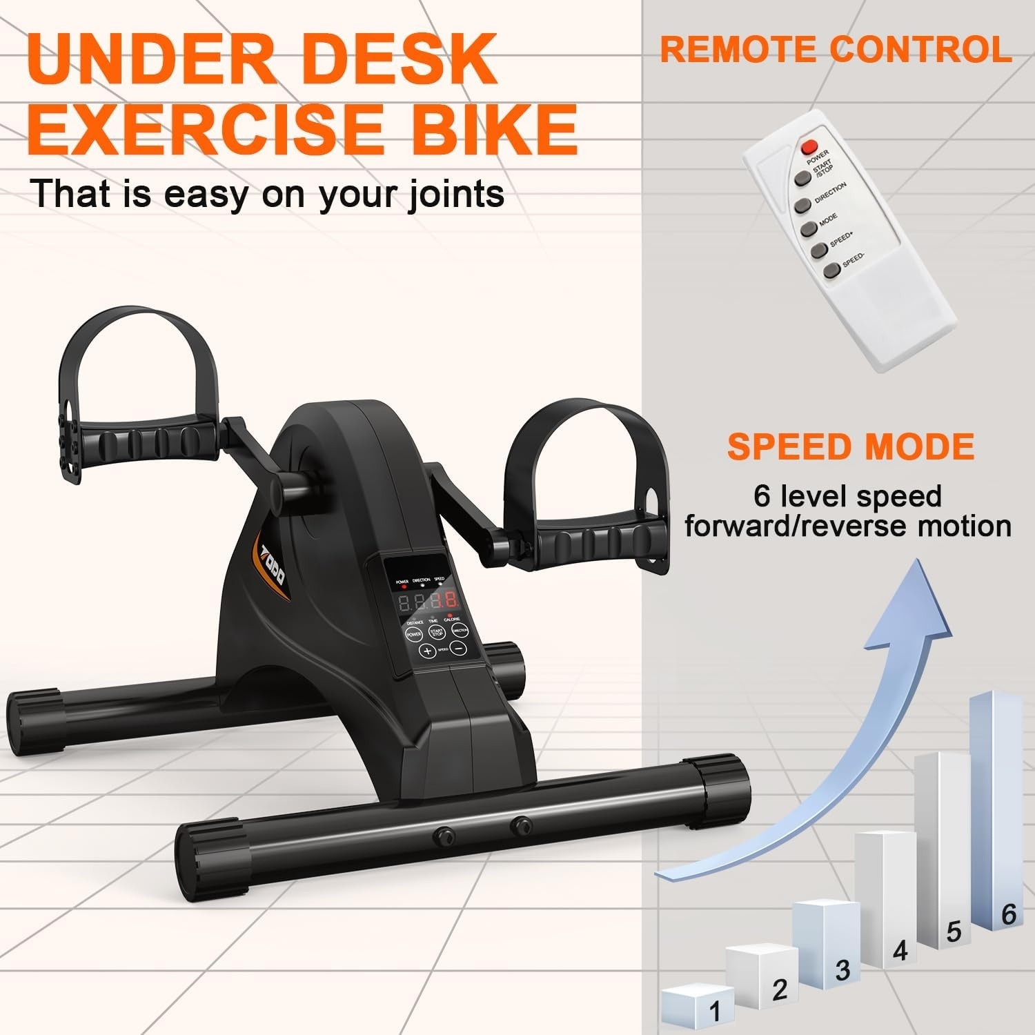 Compact Pedal Exerciser for Seniors 2