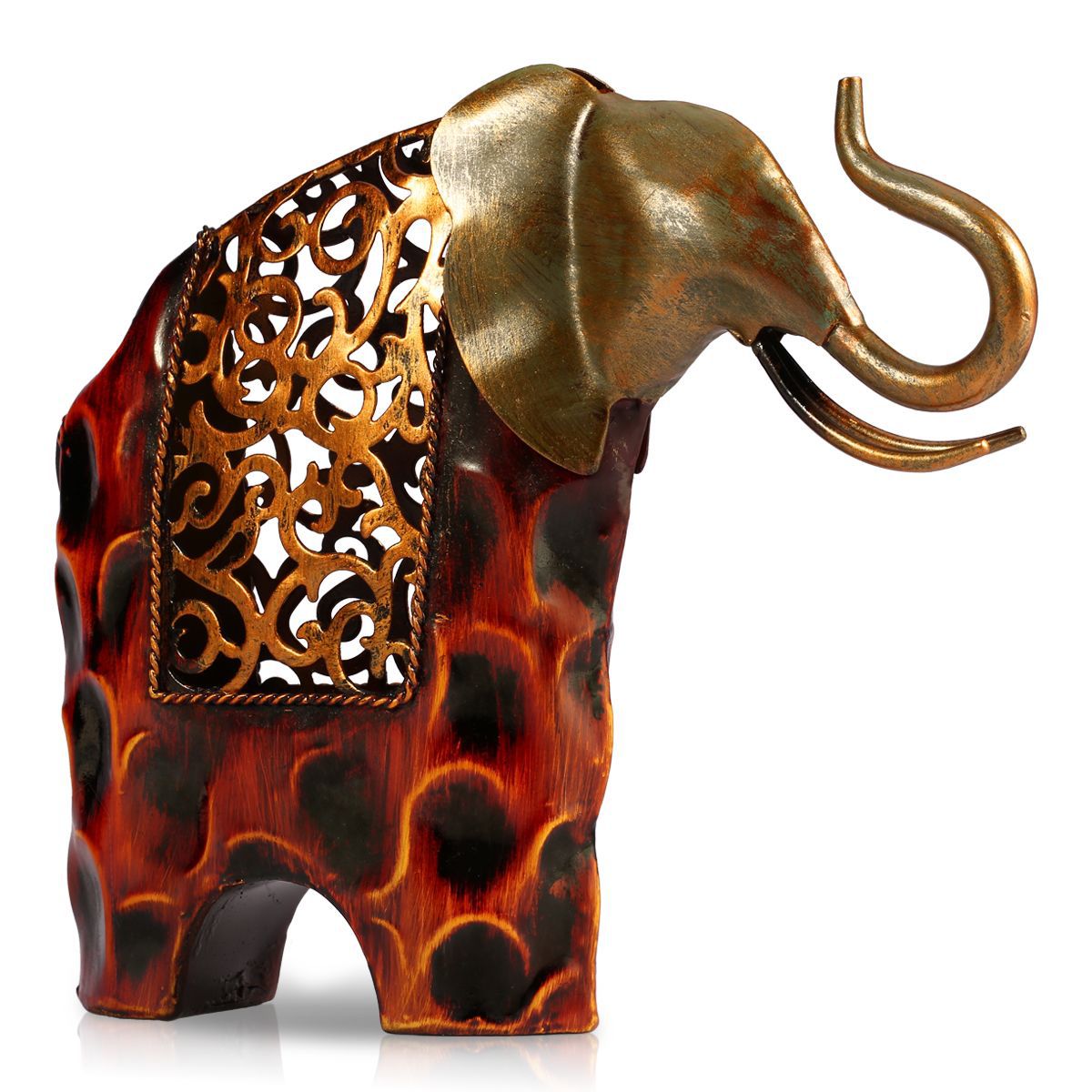 Schmiedeeisen-Elefant Deko