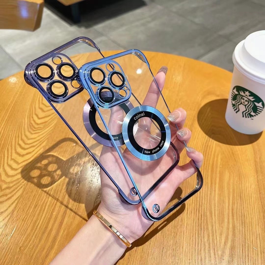 Transparent Frameless Phone Case with Fine Holes 2