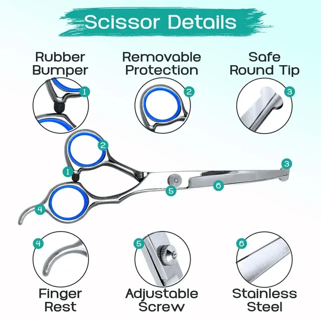 Dog Fur Trimming Scissors 3