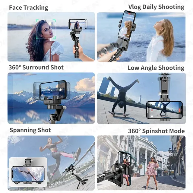 Kabelloser Gimbal Stabilisator mit Gesichtserkennung 4