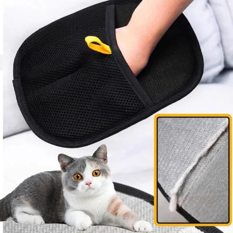 Pet Hair Removal Grooming Glove for Sofa