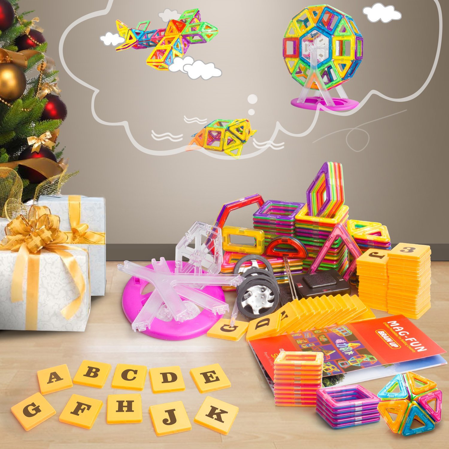 Magnetic Mini Building Blocks Educational Toy
