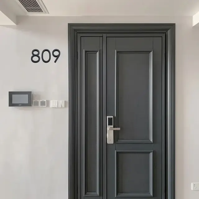 Self-Adhesive 3D Door Number Stickers 4 Inch 4