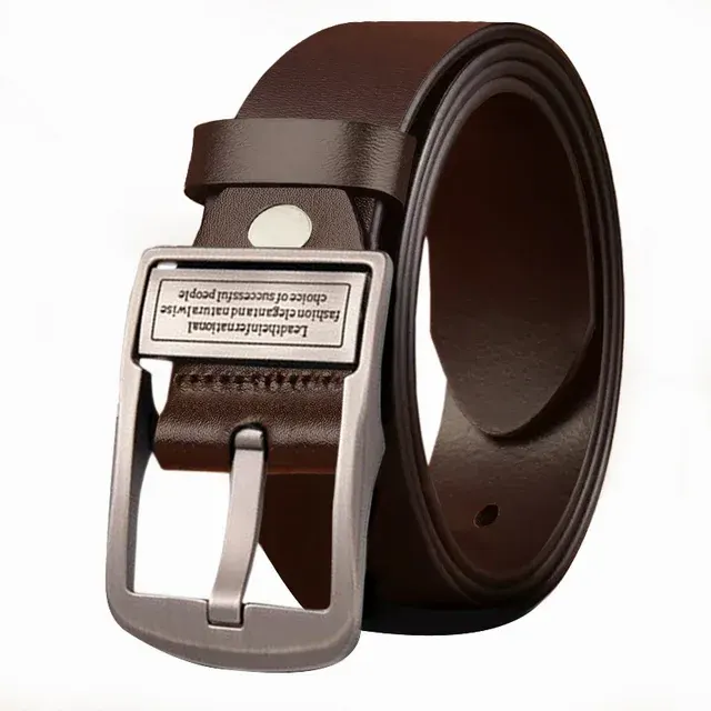 Vintage 38mm Cowhide Pin Buckle Belt 2