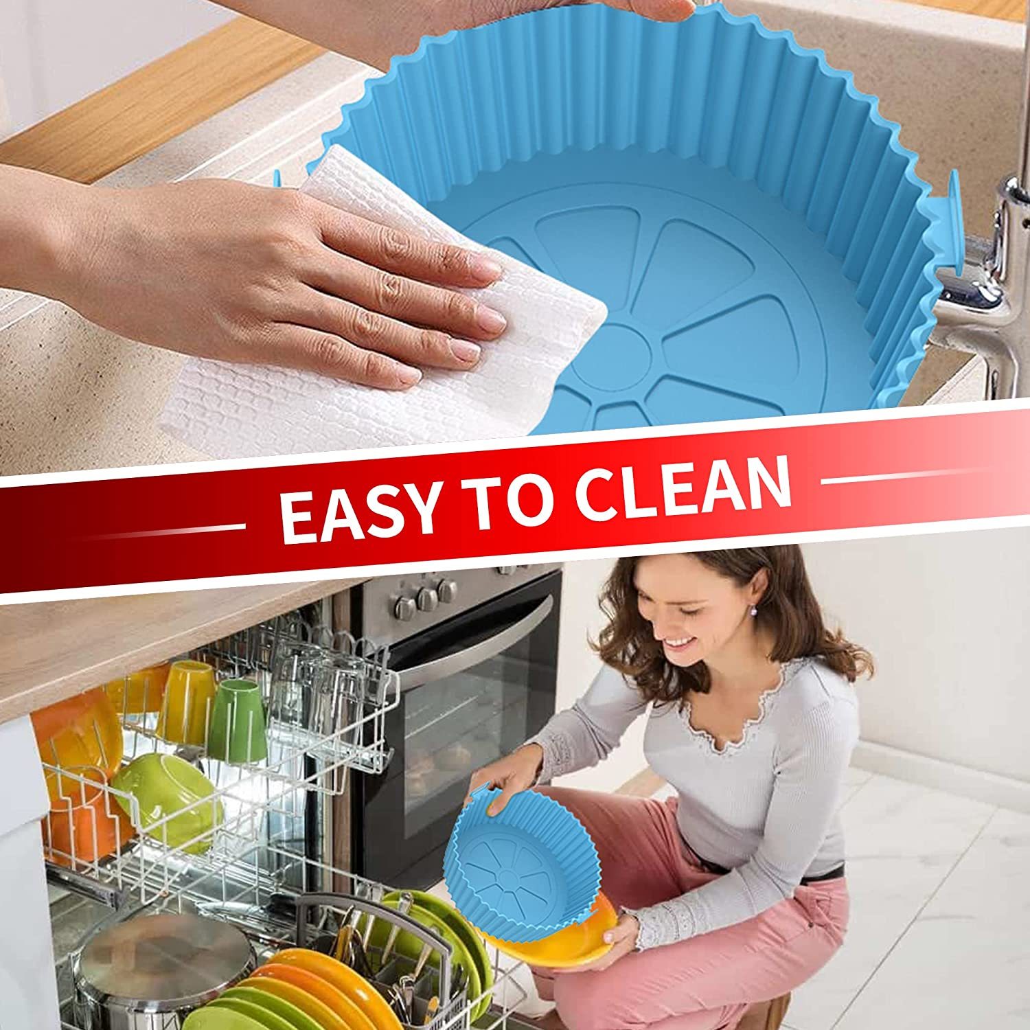 Reusable Silicone Liner for Air Fryers 3