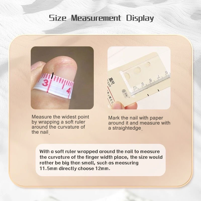 10 Stück Handgefertigte Spitzen-Aufklebenägel Transparente Nude-Rosa Französische Maniküre 3