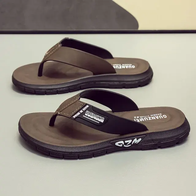 Men's Leather Flip-Flops 4