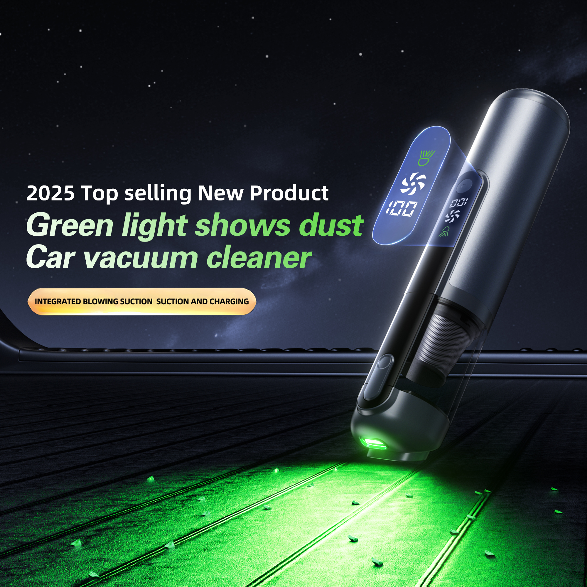 Handheld Vacuum Cleaner Car Cordles Cordless Wet & 2
