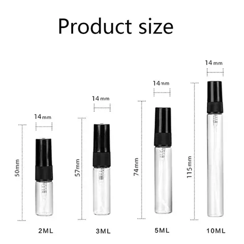 Glass Spray Bottle Set