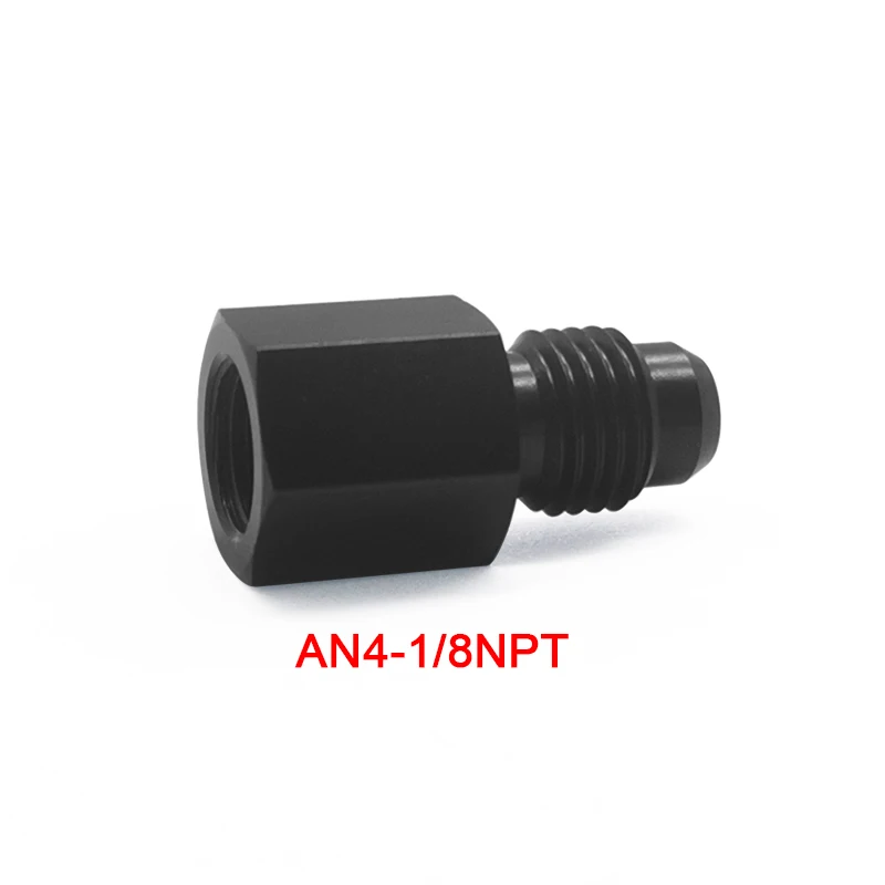 Jiax Schwarz Aluminium AN4 AN8 AN6 1 8NPT 4