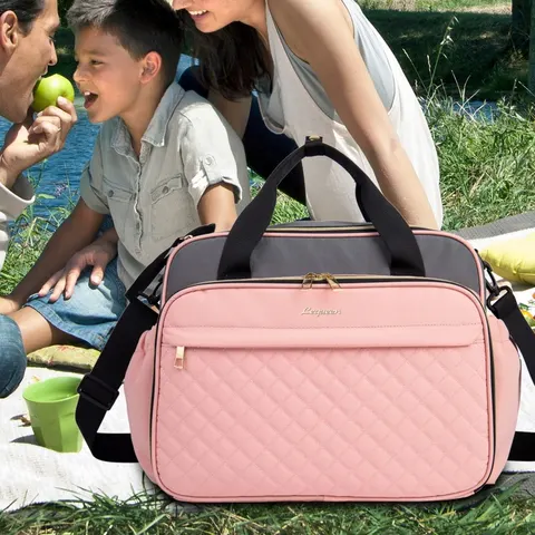 Large Capacity Hand-carrying Multifunctional Crossbody Oxford Cloth Diaper