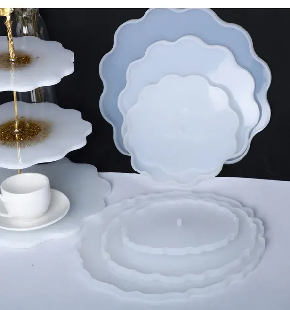 Three-Tier Silicone Fruit Tray Resin Mold 2