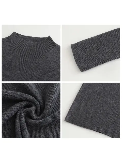 Women's Half Turtleneck Knit Pullover 2026 4