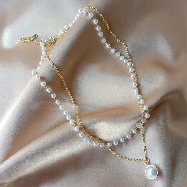 Pearl Choker Necklace 4