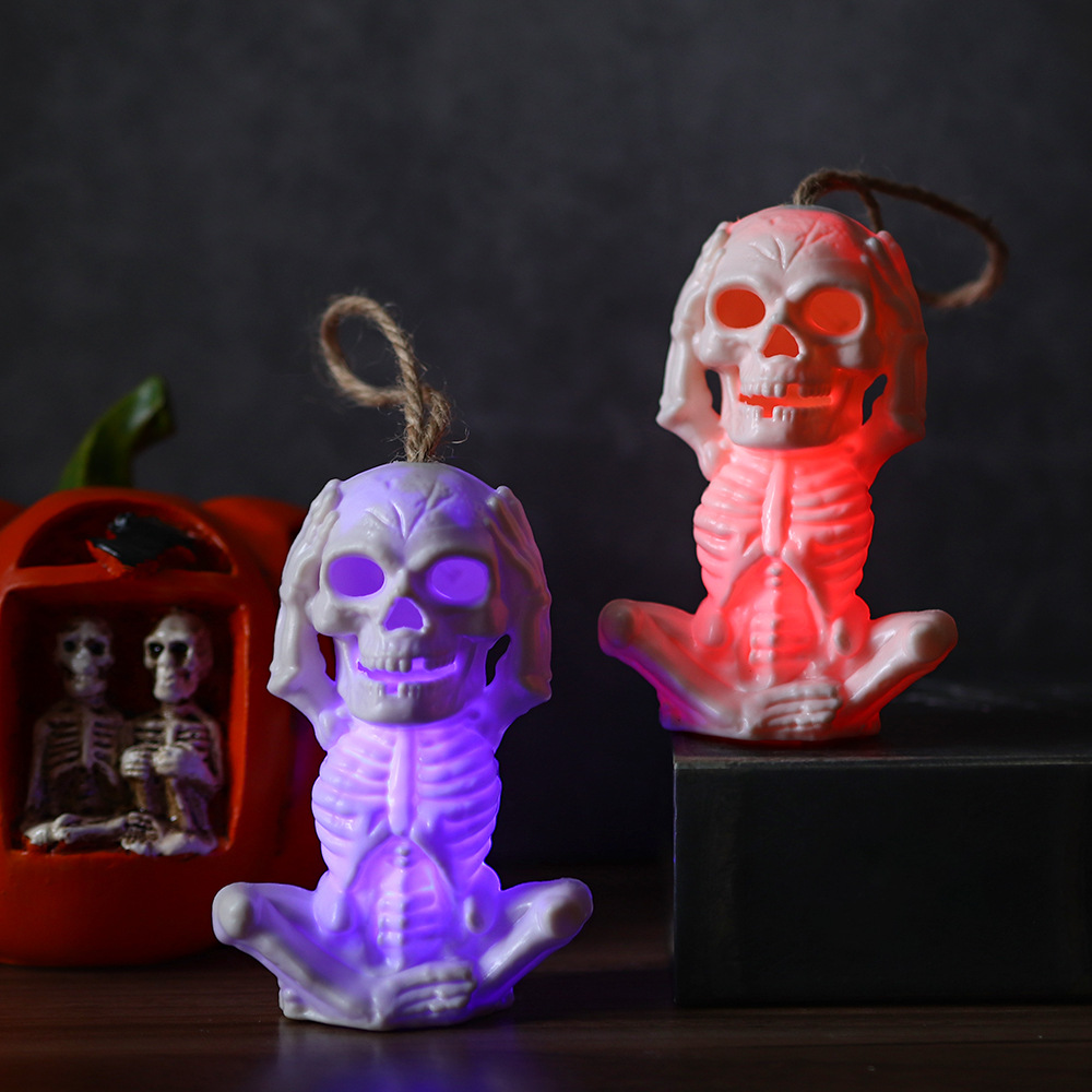 Halloween-Totenkopf-Leuchte