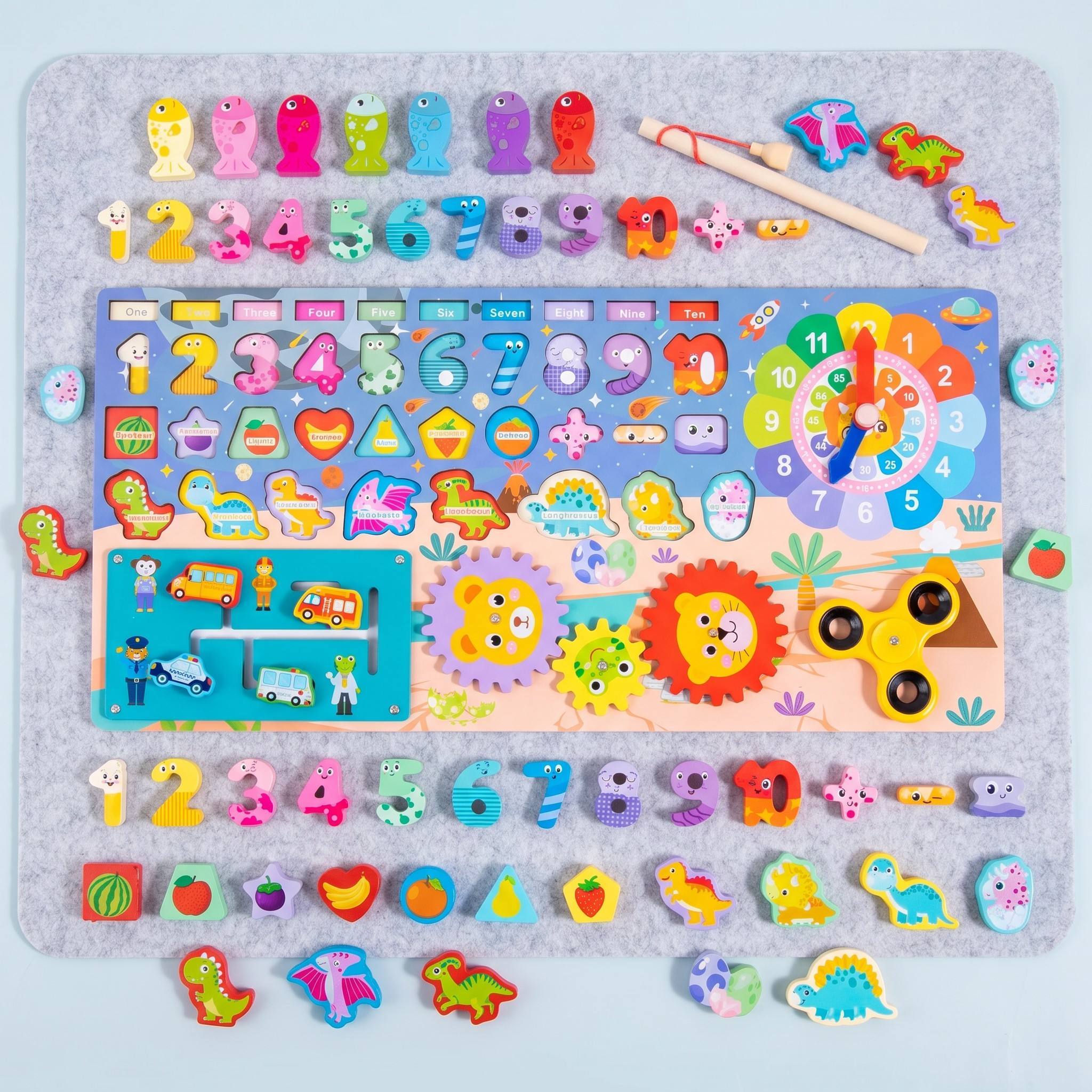 Wooden Montessori Shape Matching Toy 2
