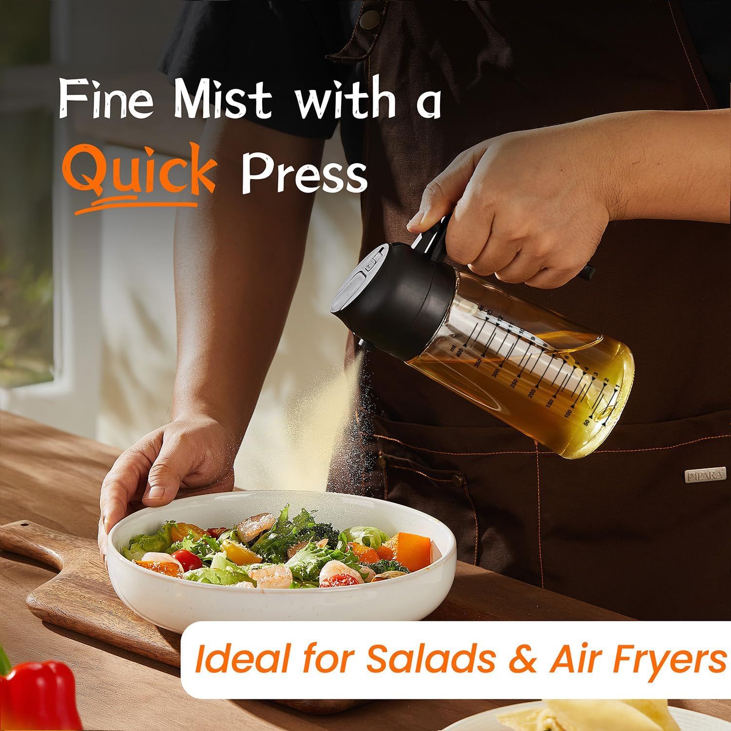 Supply Glass Oil Sprayer Household Kitchen Two-Use Atomizing 4