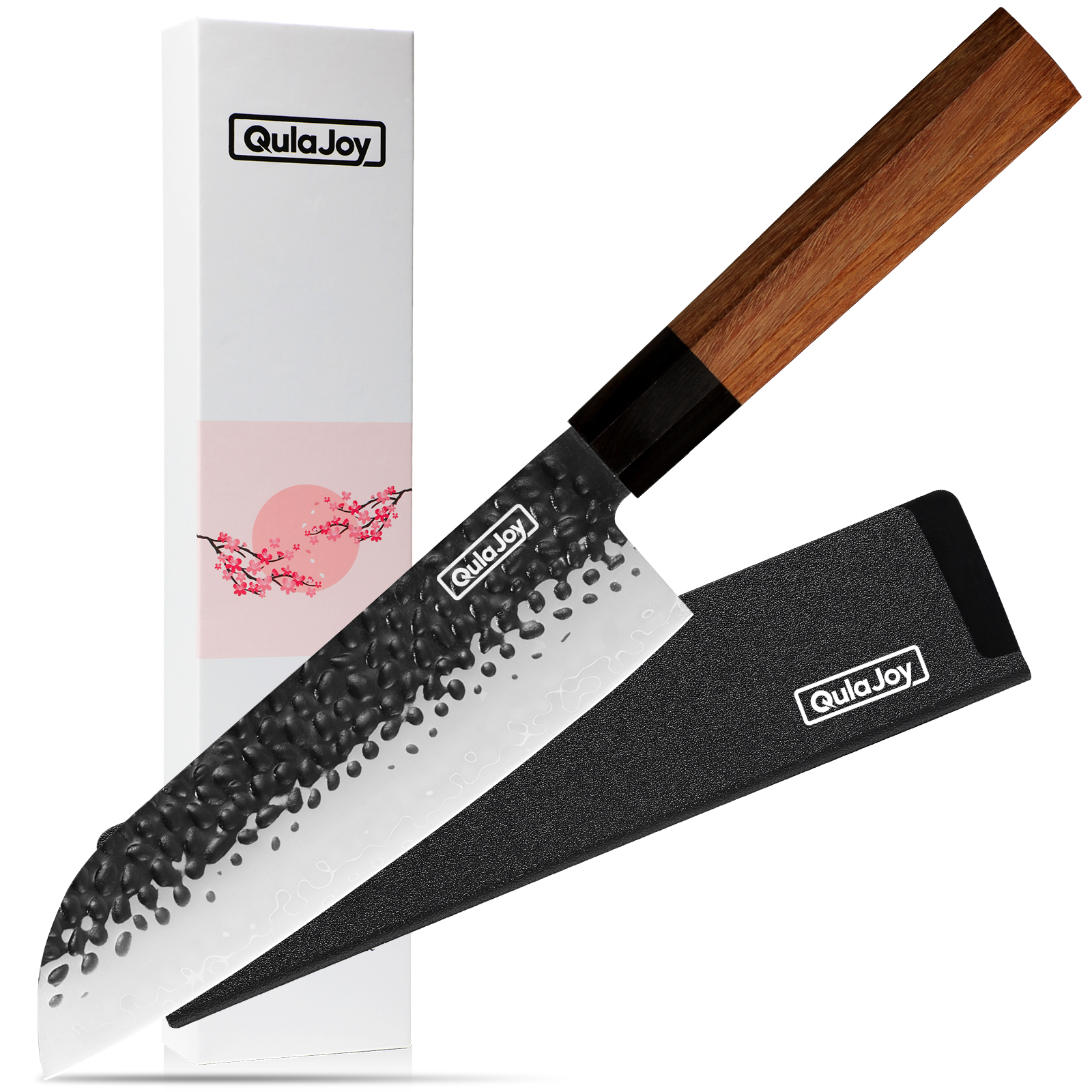 Qulajoy 7 Inch Santoku Knife - Professional Japanese