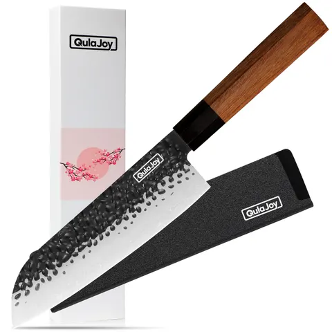 Qulajoy 7 Inch Santoku Knife - Professional Japanese