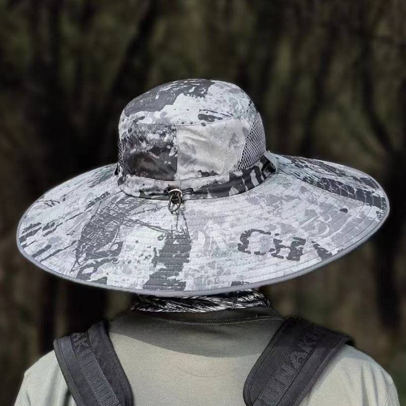 Quick-Drying Camouflage Fishing Bucket Cap 2