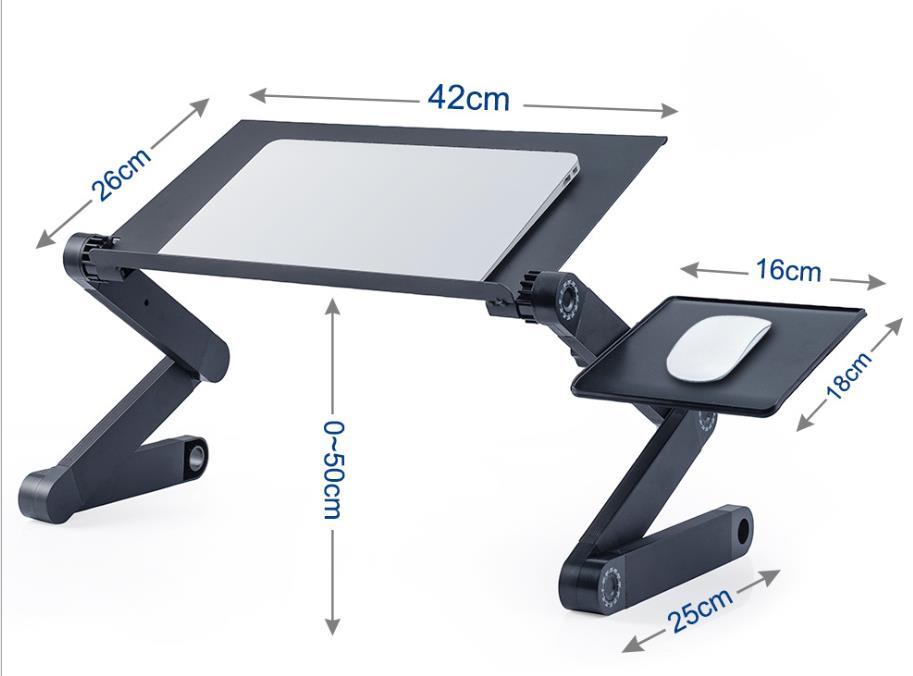 Ergonomic Aluminum Laptop Stand With Fan 3