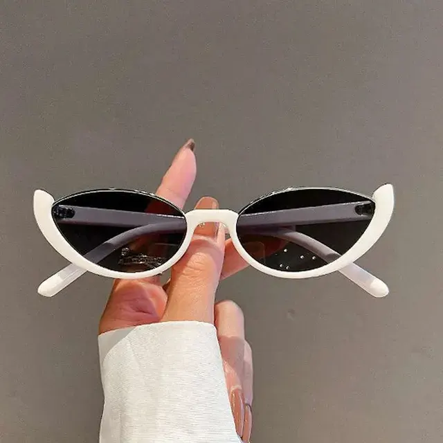 Semi-Rimless Cat-Eye Sunglasses 3