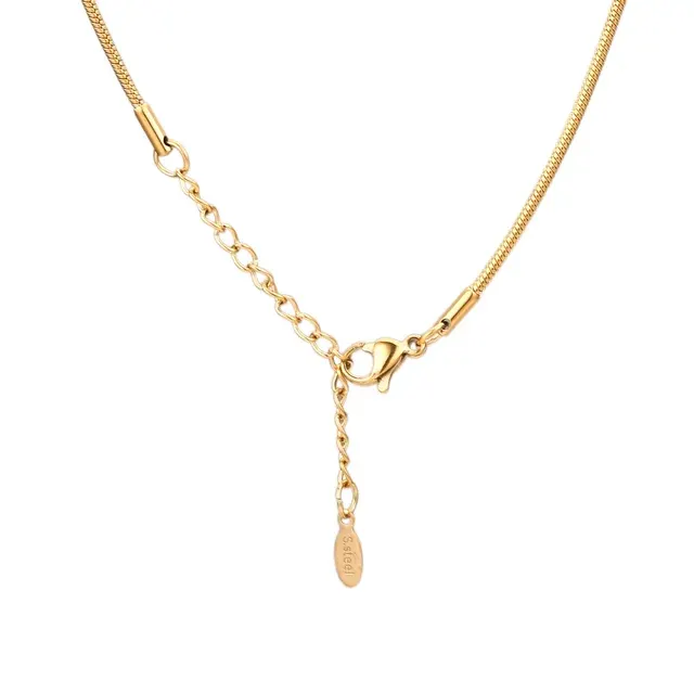 Gold-Plated Snake Chain Necklace 2