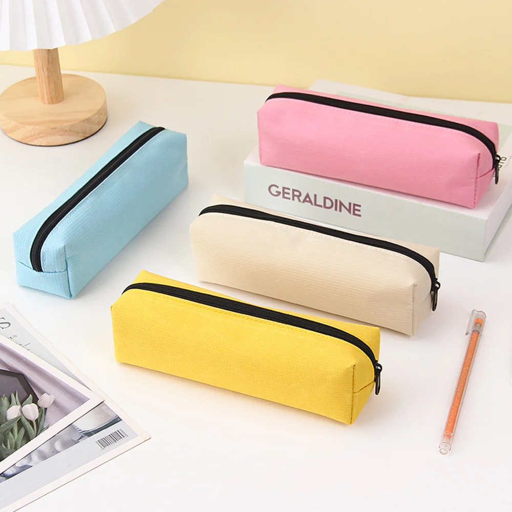 Einfarbig Bleistift Fall Einfache Taschen Für Studenten Neue 2