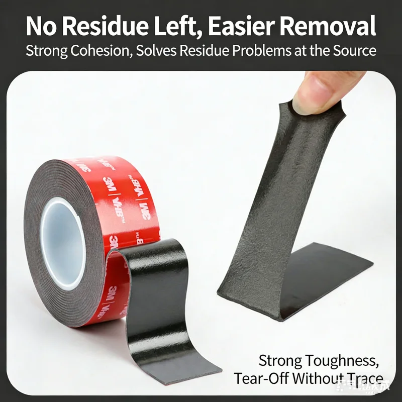 Strong Black VHB Double-Sided Tape High Viscosity 2