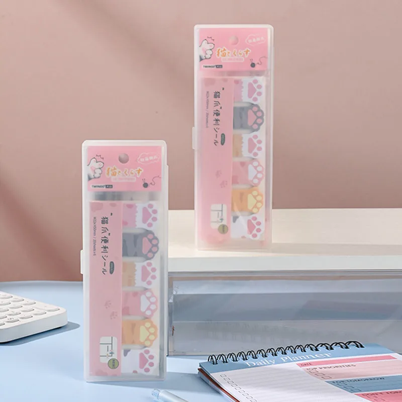 Katzenpfoten-Briefpapier-Set als Schulgeschenk 9-in-1 4