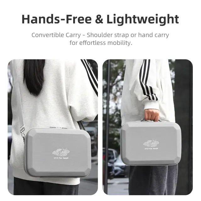 XFJI Reise-Organizer-Tasche für DJI NEO 2 Drohnenzubehör Hartschale 3