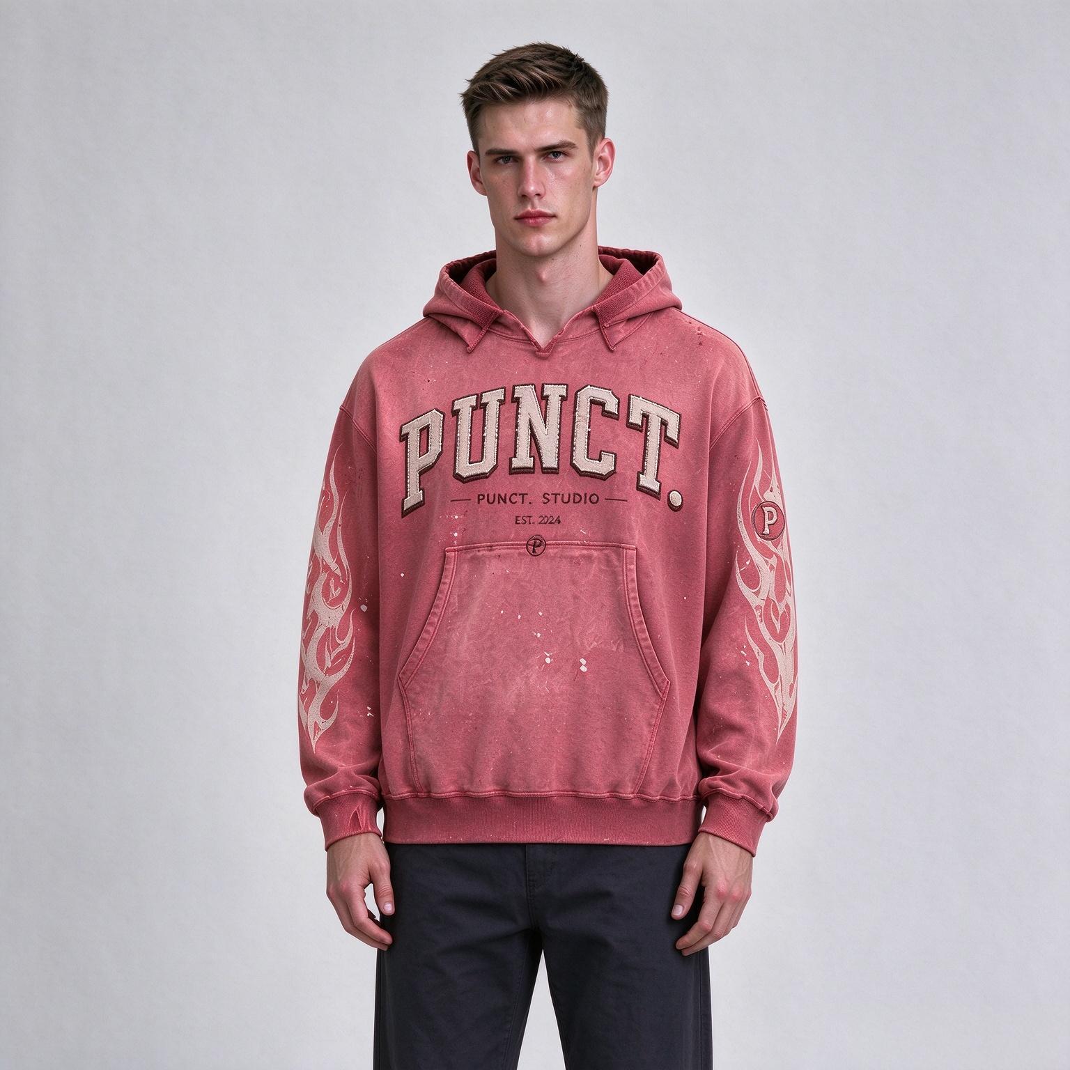 Vintage Acid Wash Boxy Hoodie 2