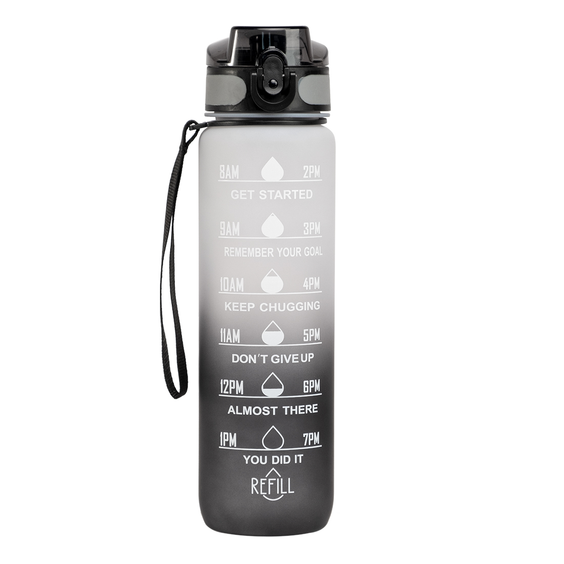 BPA Free Tritan Plastic Water Bottle With Straw 4