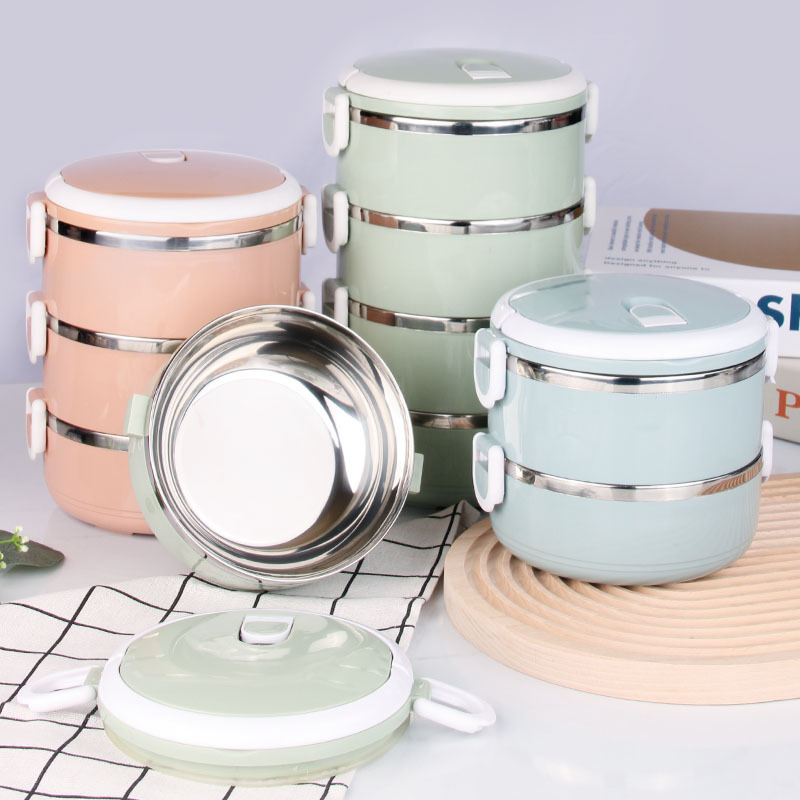 Heat Preservation Multi Layer Portable Food Container Bento 2