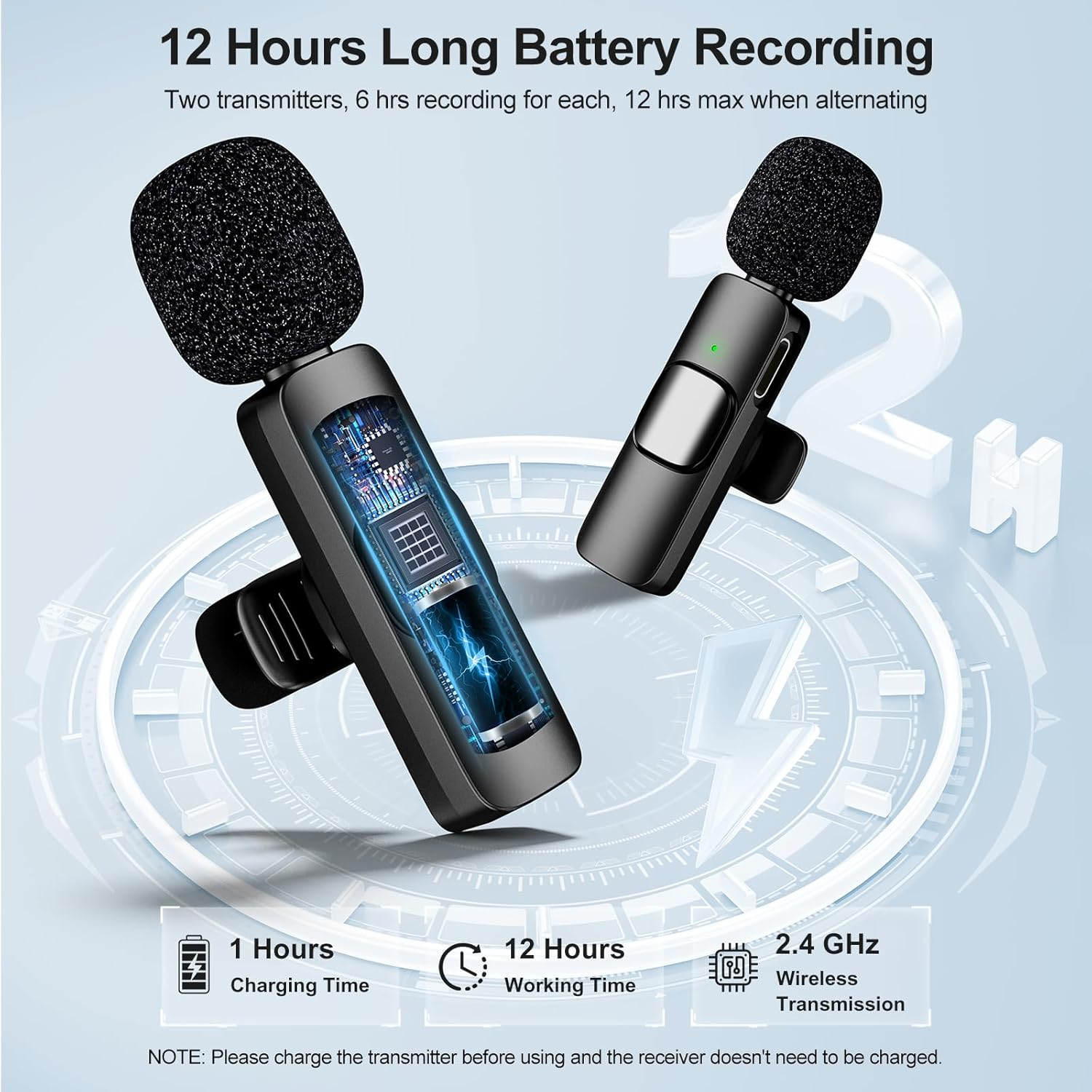 Wireless Lavalier Microphone for Smartphones 2