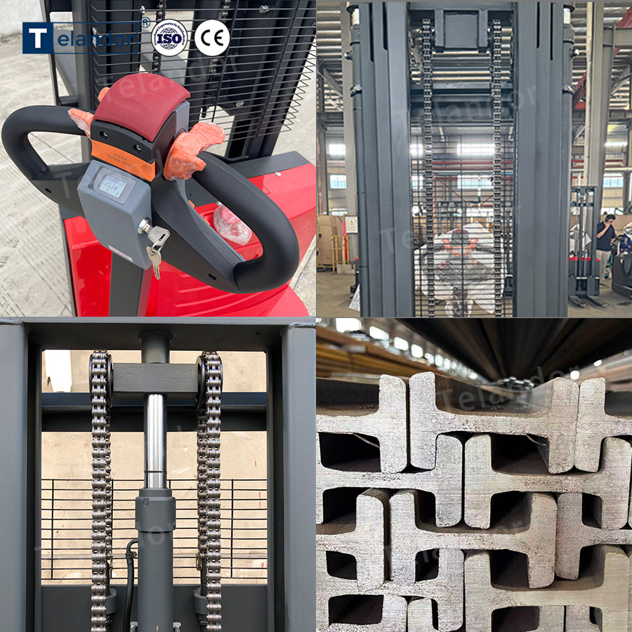 Geräuscharmer Elektrostapler für Innenlogistik, 2000 kg 3