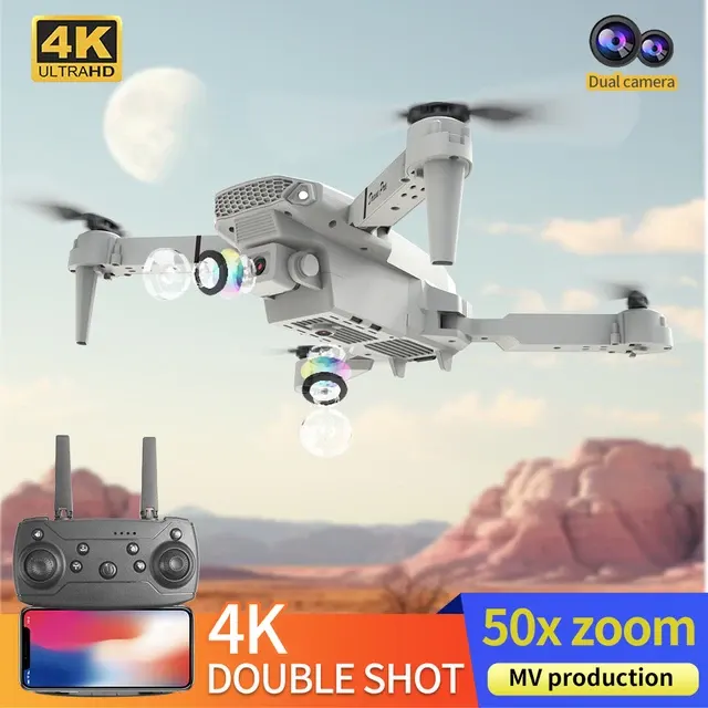 NEU E88pro Professionelle RC-Mini-Drohne Ohne Kamera Weitwinkelkamera Faltbarer 3