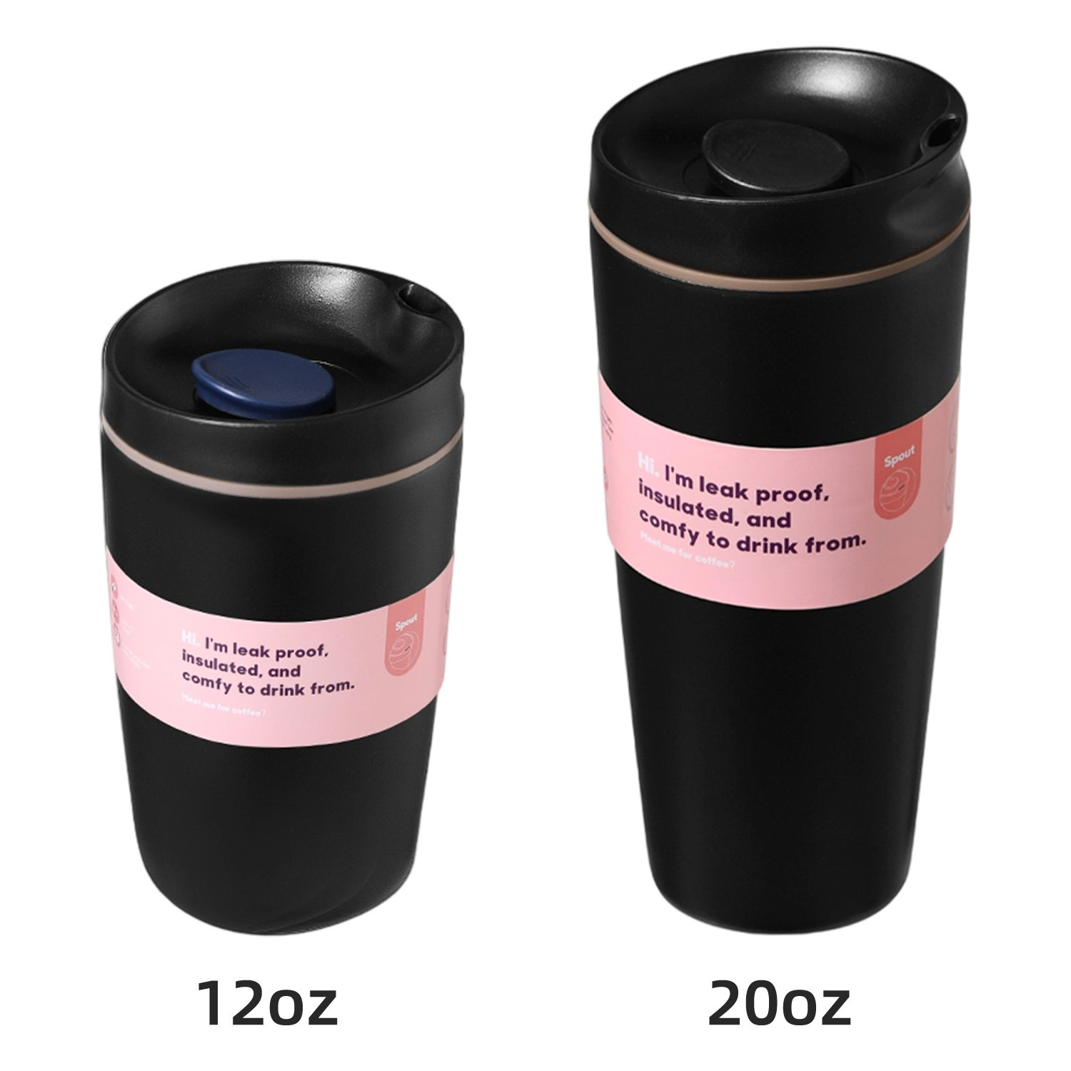Coffee Tumbler Personalised Stainless Steel Double Wall Insulated 3