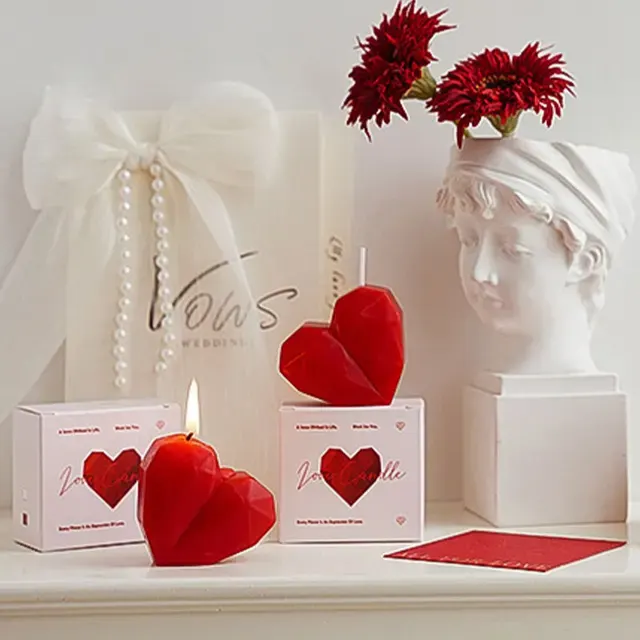 Heart-Shaped Candle 3
