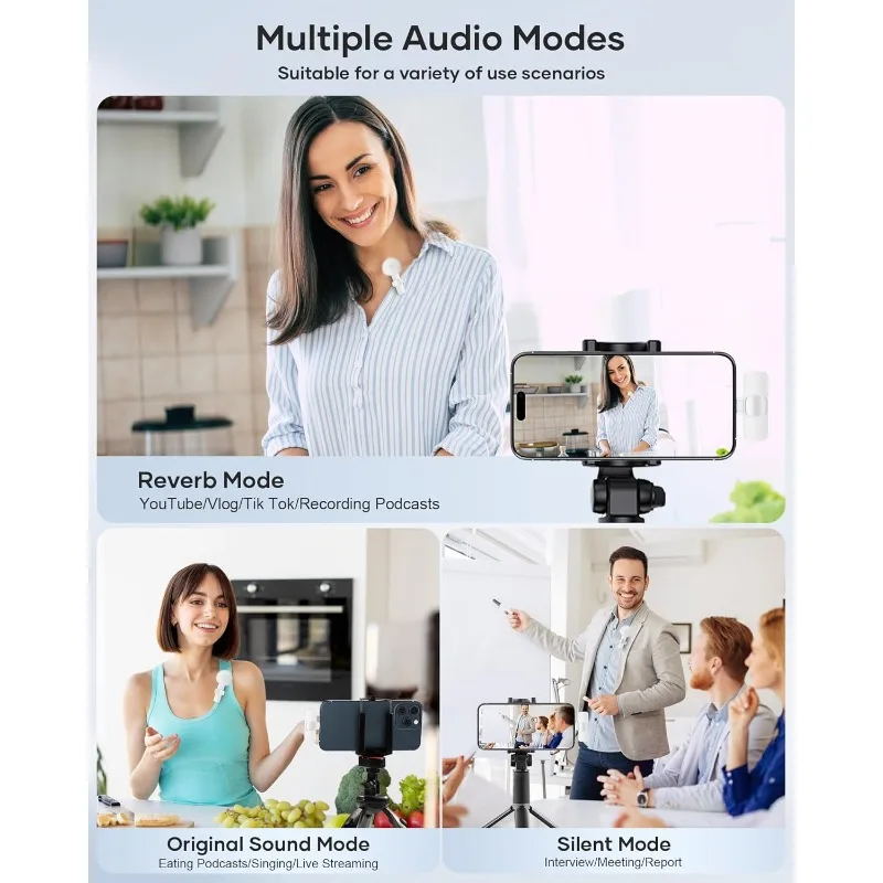 Wireless Mini Lavalier Microphone with USB-C 2