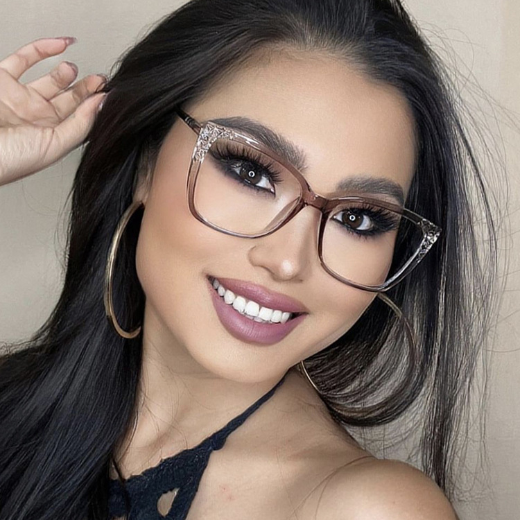 Fashion Cat Eye Blue Light Blocking Glasses Optical