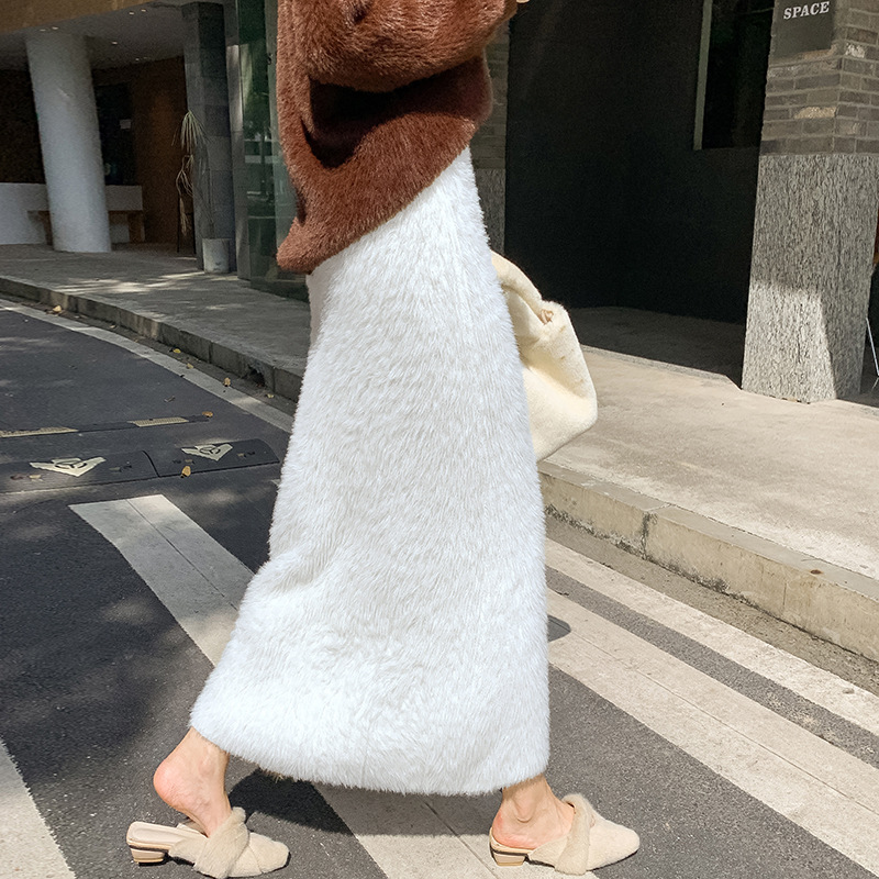 Knitted Korean Style Women's Skirt