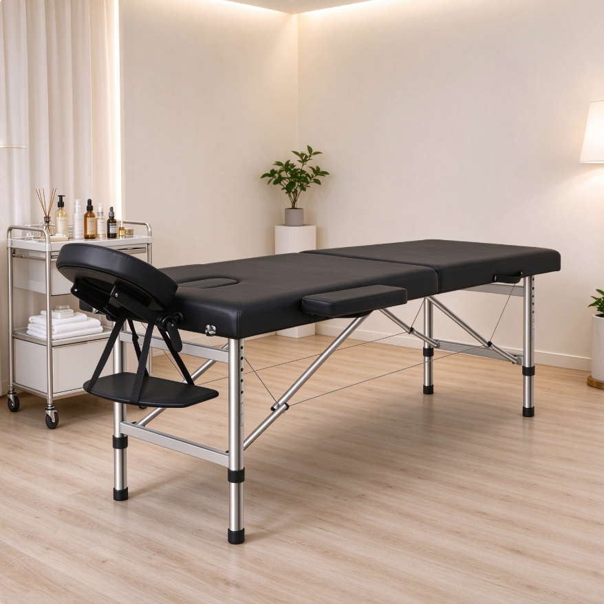 Klappbare Massageliege