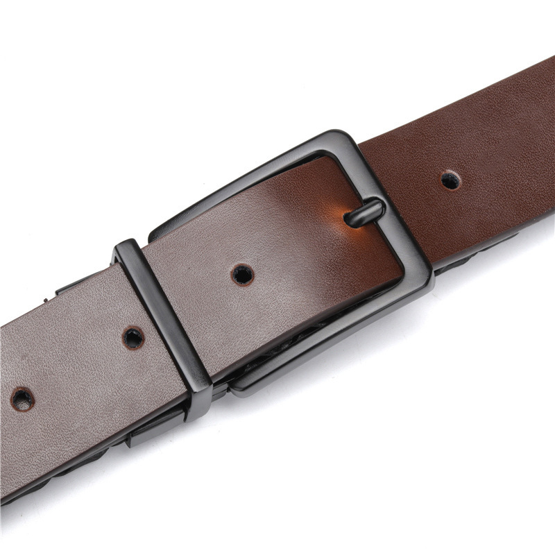 Fashion Cowhide Belts Men and Women's Genuine Leather 4