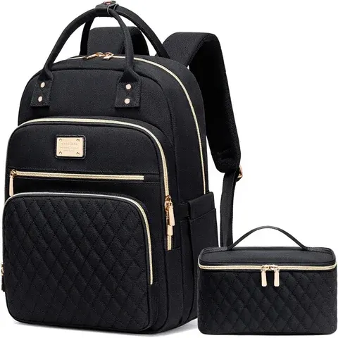 Damen Bohemian Laptop-Rucksack 15,6 Zoll Polyester