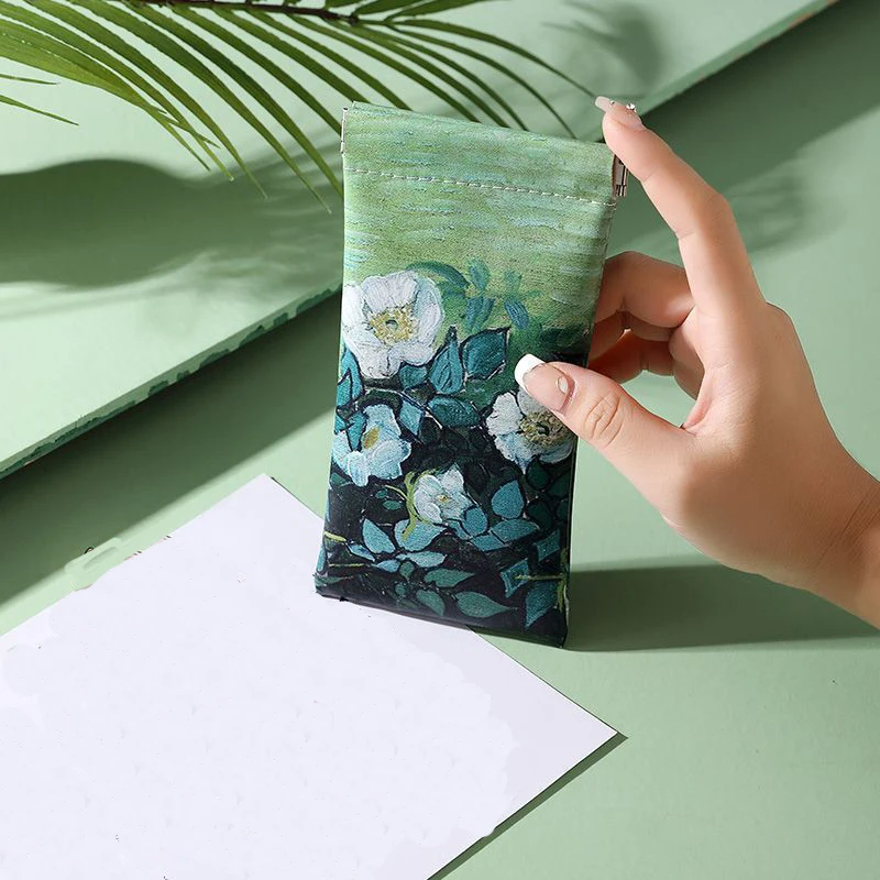 1pc Vincent Van Gogh Malerei Gläser Tasche Verschluss