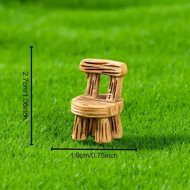 Miniature Chair and Table Set 4