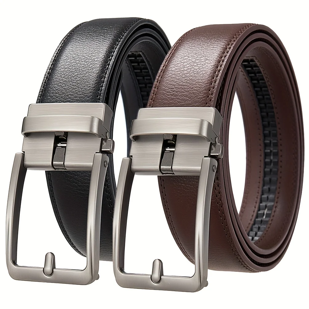 Luxuriöser Designer 3 5cm Business-Gürtel für Herren 105-140