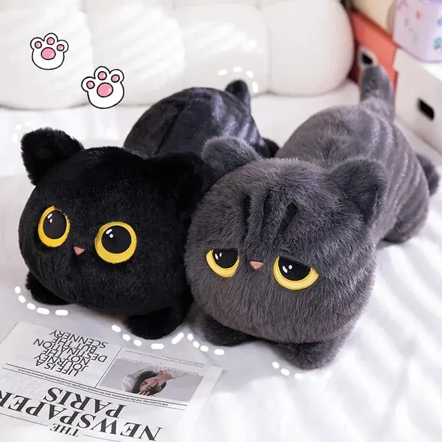 Plush Cat Pillow 4